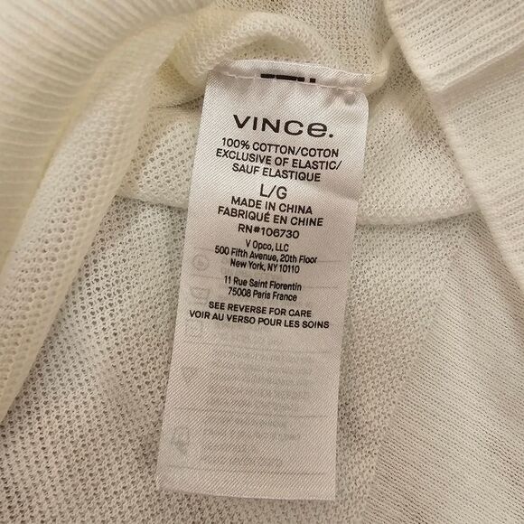 Vince Off-White V-Neck Sweater - Picture 4 of 6